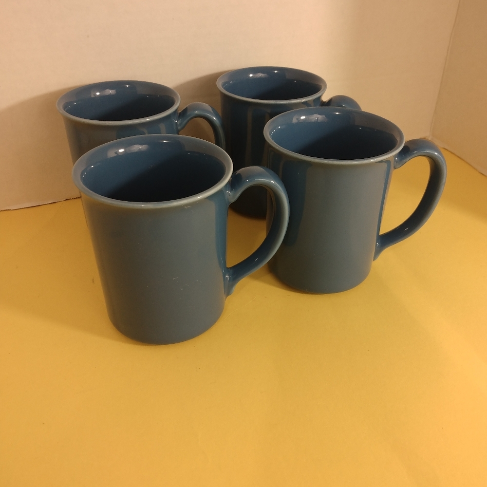 Corningware Blue Ceramic Mugs